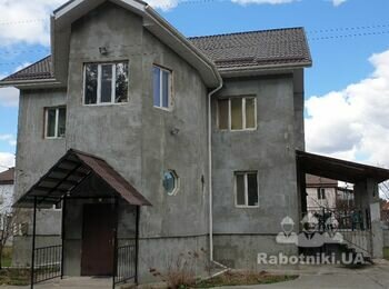 Покраска фасада частного дома