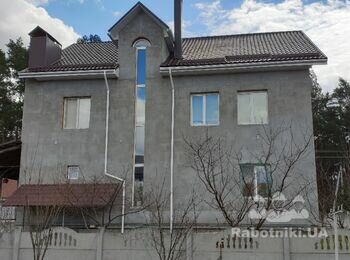 Покраска фасада частного дома