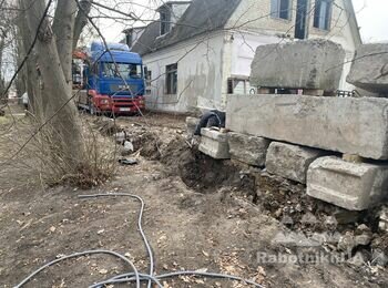 Установка металических столбиков 49шт (2,5м)