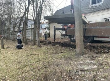 Установка металических столбиков 49шт (2,5м)