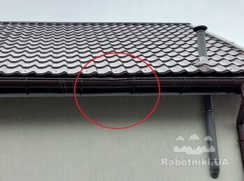 Полагодити ринву на даху + монтаж на балконі