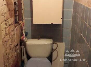 Ремонт санузла (плиточные, гипсокартонные работы, двери)