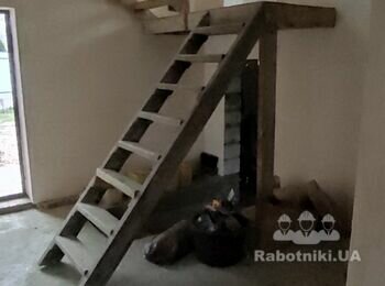 Сделать лесницу на 2й этаж