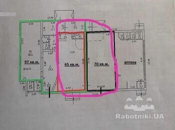 Ремонт торгового приміщення.