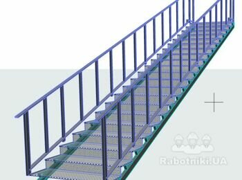 Изготовление металлической лестницы