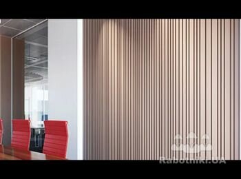 Монтаж гіпсових 3D панелей " Barcode"