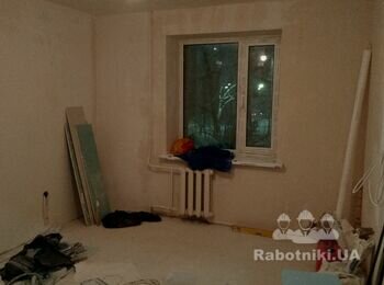 Шпаклівка стін і стелі, пристрій укосів