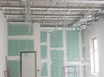 1400 кв2 м потолки гипсокартона