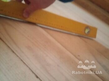 Укладка половой доски 150 кв.м. на черновой деревянный пол.