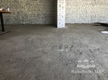 Полы на предприятии, не жилое помещение