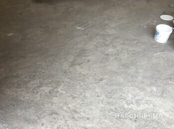 Полы на предприятии, не жилое помещение