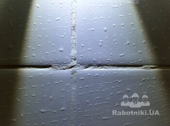 Удалить эпоксидную затирку из швов + заново затереть