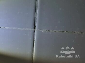 Удалить эпоксидную затирку из швов + заново затереть