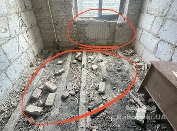 Упаковка, спуск і вивіз будівельного сміття після демонтажу
