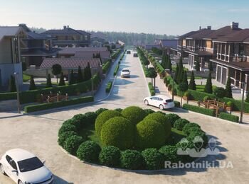 Необходимо разработать Концепцию городка в 3D, район Осокорки (Киев)