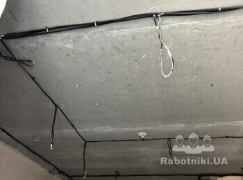 Потолок пенополистеролом 40м2