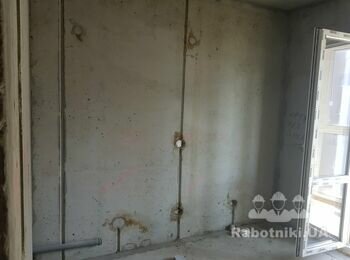 Укладка плитки в ванной комнате 20 м. кв, Штукатурка стен 60 м. кв