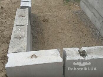 Фундамент під будинок-вагончик 3х10 м, Ходосівка