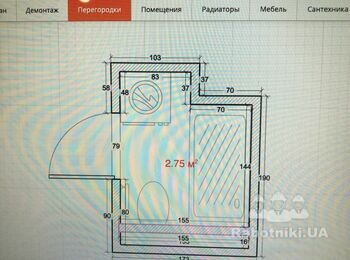 Ремонт ванной комнаты "под ключ". Поклейка обоев (коридор, кухня).