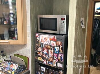 Ремонт ванной комнаты "под ключ". Поклейка обоев (коридор, кухня).