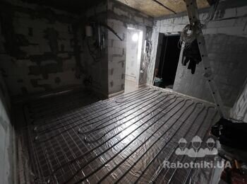 Стяжка пола 18 м2