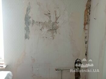 Штукатурка и шпаклевка стены