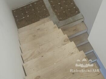 Укладка ламината на деревянные ступени