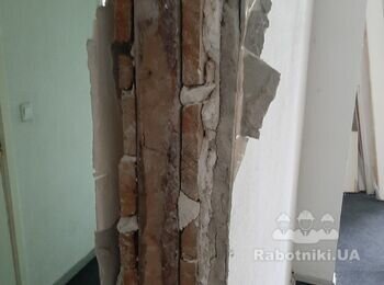 Демонтаж стін і вивезення сміття