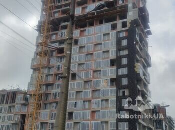 Вентилируемые фасад здание 21 этаж