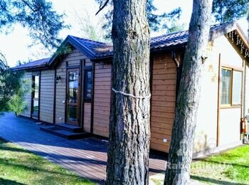Строительство каркасного дома из дерева модульного типа, без фундамента