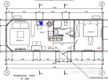 Строительство каркасного дома из дерева модульного типа, без фундамента