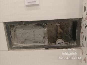 Изготовление и монтаж ревизионного люка на магнитах.
