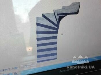 Проект винтовой лестницы