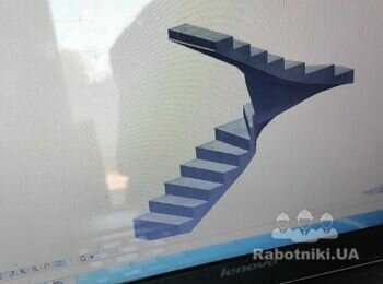 Проект винтовой лестницы