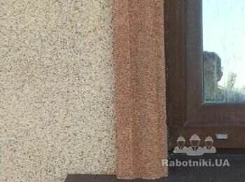 Нанесение штукатурки Байрамикс на фасад