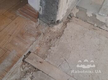Подготовка стен под обои, стяжка пола под кварц виниловый пол