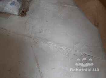Подготовка стен под обои, стяжка пола под кварц виниловый пол