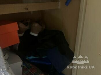 Переделка кладовки под прачечную.