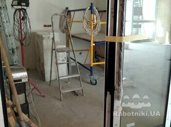 Облицовка пола, плитка 850х850 под СВП, 70м