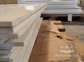 Облицовка пола, плитка 850х850 под СВП, 70м