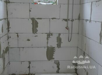 Внутрішнє оздоблення душовою в госп.блок