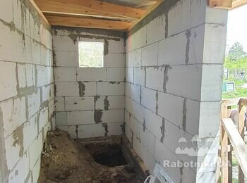 Внутрішнє оздоблення душовою в госп.блок