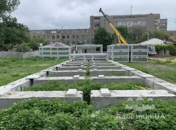 Монтаж модульного помещения 34*6*2,8 из сборных офисных блок-контейнер