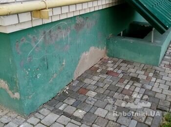 Ремонт отмостки и цоколя многоэтажного дома