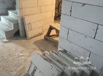 Заложить дверной проем газоблоком 10см