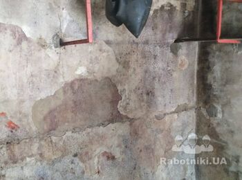 Ремонт гаража, гидроизоляция