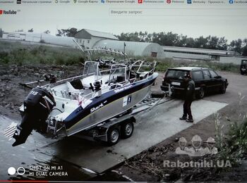 Устройство бетонного слипа для спуска лодки на воду