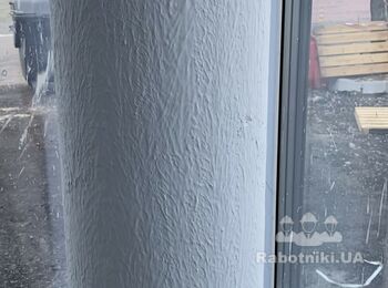 Шпаклевание и покраска колонн