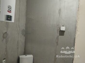 Укладка плитки в ванной 21 кв.
