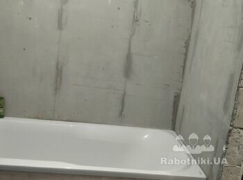 Укладання плитки у ванній 21 кв.